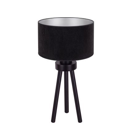 Duolla - Stona lampa LYON 1xE27/15W/230V prečnik 30 cm crna