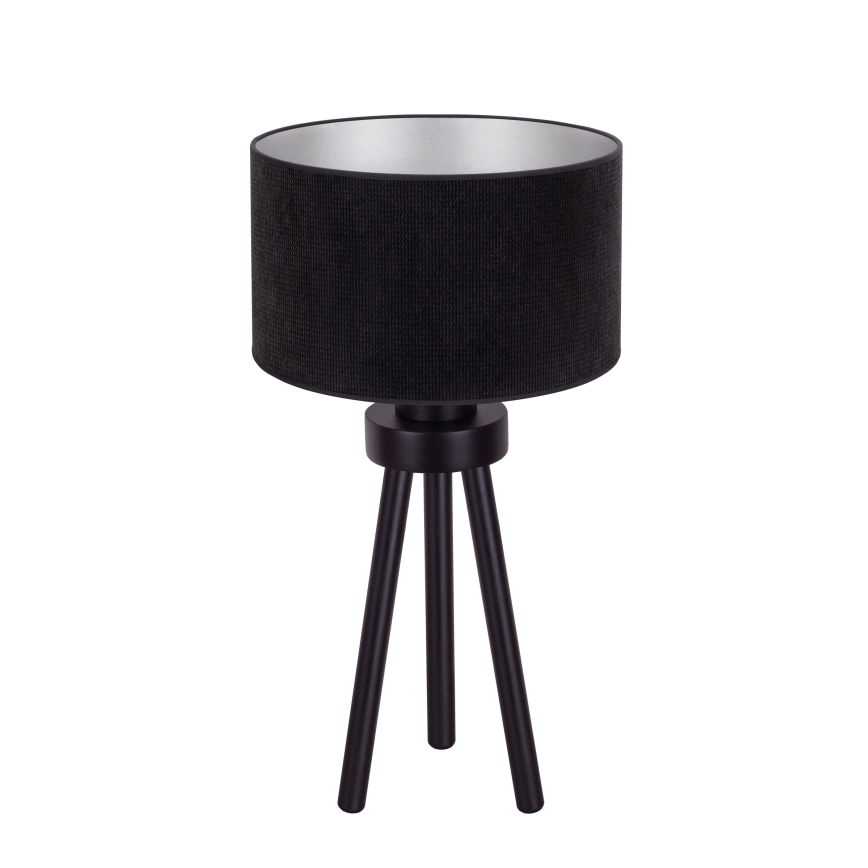 Duolla - Stona lampa LYON 1xE27/15W/230V prečnik 30 cm crna