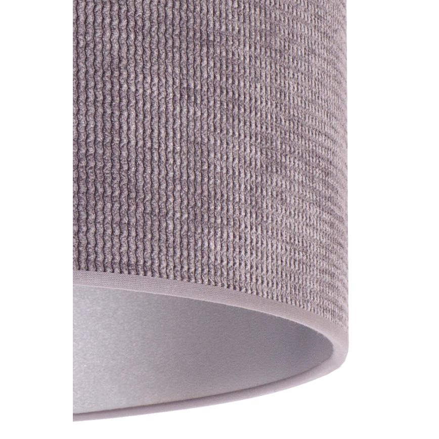 Duolla - Stona lampa LYON 1xE27/15W/230V prečnik 30 cm siva