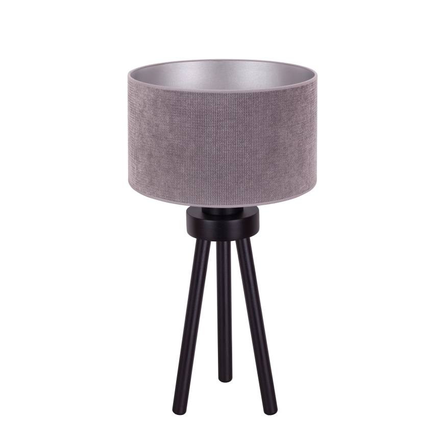 Duolla - Stona lampa LYON 1xE27/15W/230V prečnik 30 cm siva