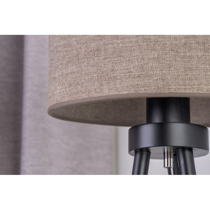 Duolla - Stona lampa OVAL 1xE27/15W/230V pr. 30 cm braon