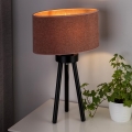 Duolla - Stona lampa OVAL 1xE27/15W/230V pr. 30 cm roze