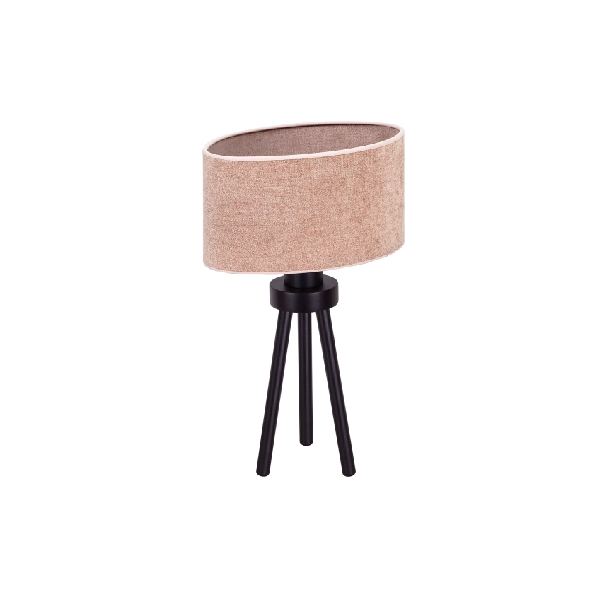 Duolla - Stona lampa OVAL 1xE27/15W/230V pr. 30 cm roze