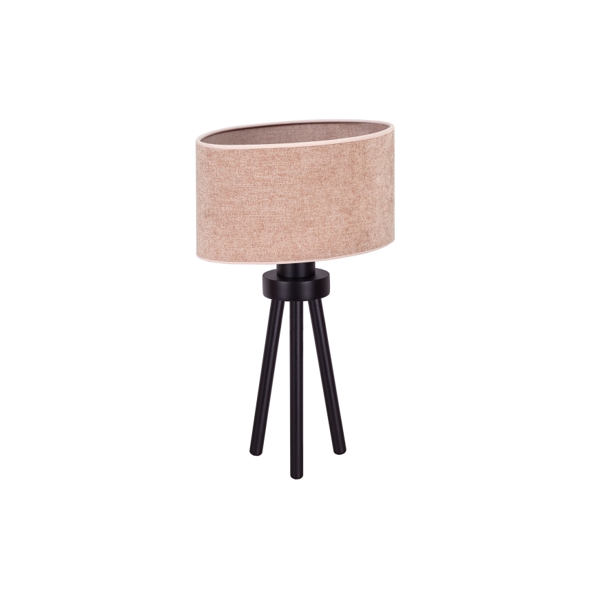 Duolla - Stona lampa OVAL 1xE27/15W/230V pr. 30 cm roze
