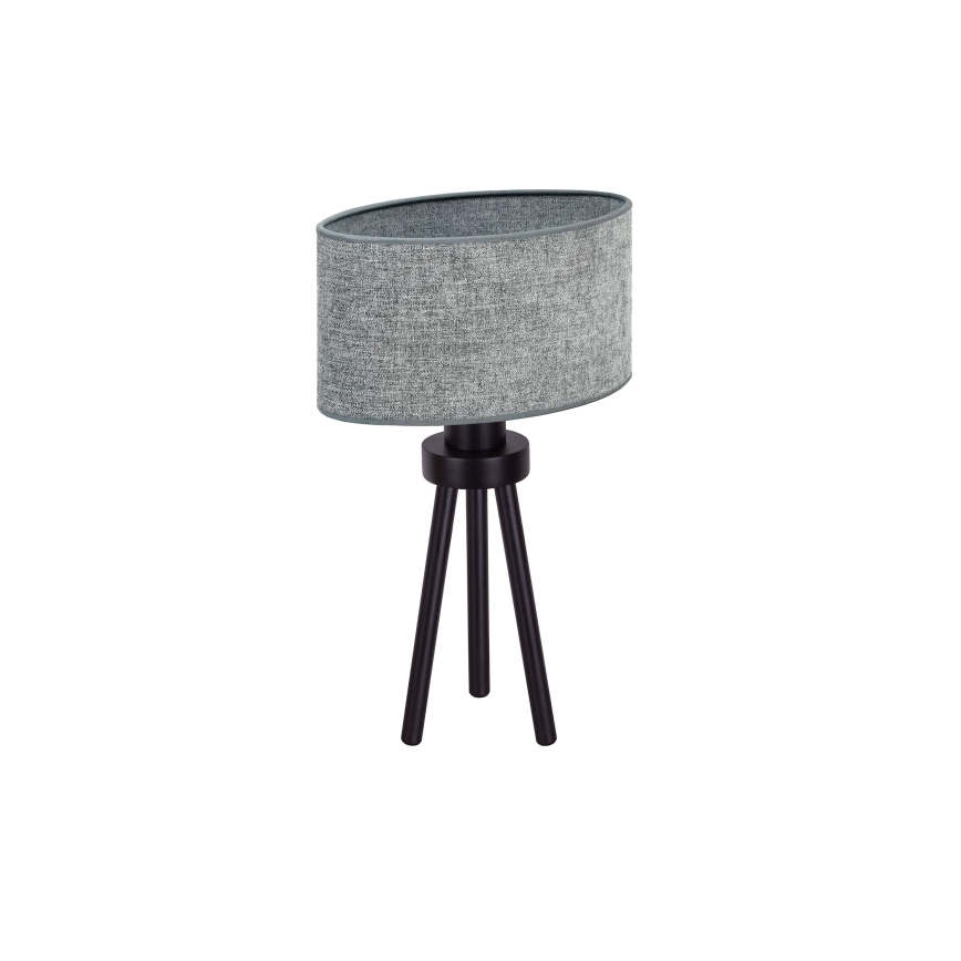 Duolla - Stona lampa OVAL 1xE27/15W/230V pr. 30 cm sivo