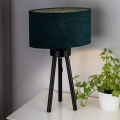 Duolla - Stona lampa OVAL 1xE27/15W/230V pr. 30 cm zelena