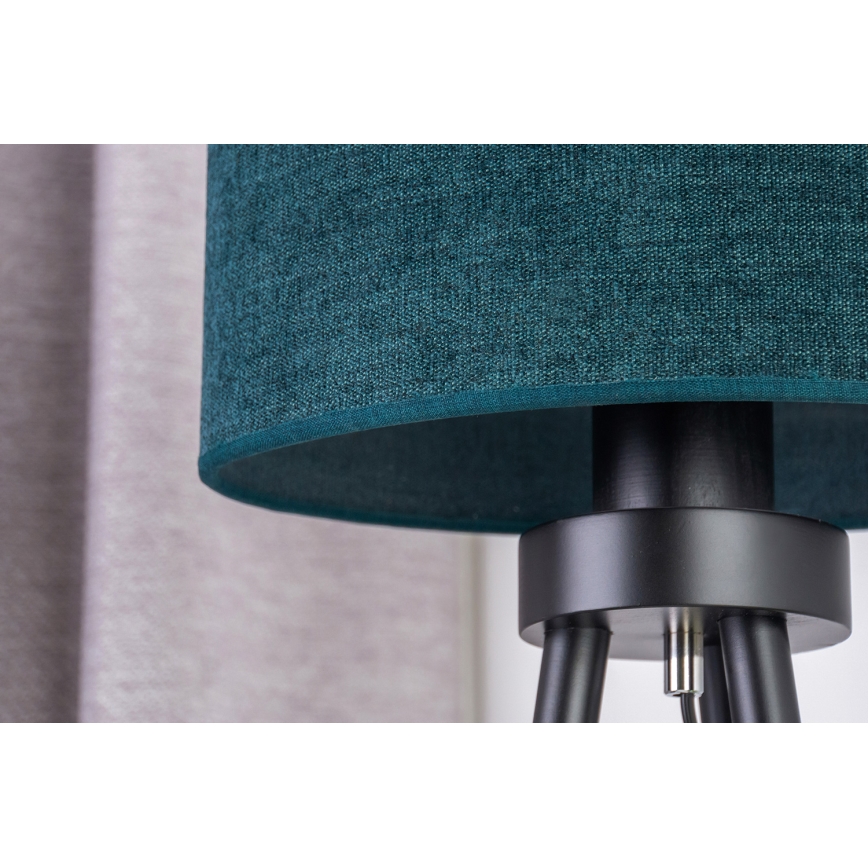 Duolla - Stona lampa OVAL 1xE27/15W/230V pr. 30 cm zelena