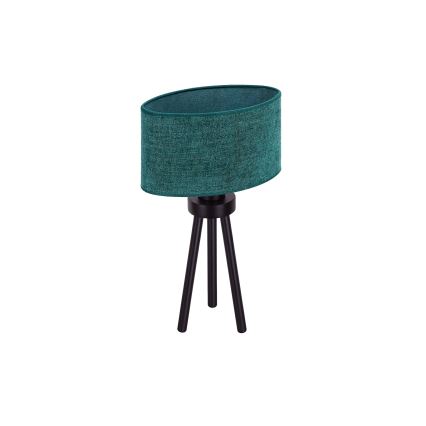Duolla - Stona lampa OVAL 1xE27/15W/230V pr. 30 cm zelena