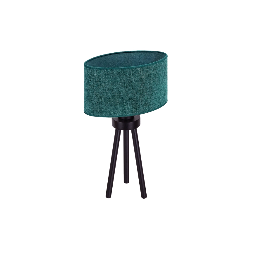 Duolla - Stona lampa OVAL 1xE27/15W/230V pr. 30 cm zelena