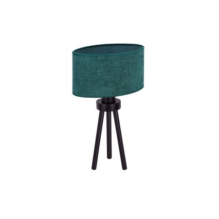 Duolla - Stona lampa OVAL 1xE27/15W/230V pr. 30 cm zelena