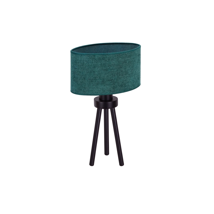 Duolla - Stona lampa OVAL 1xE27/15W/230V pr. 30 cm zelena