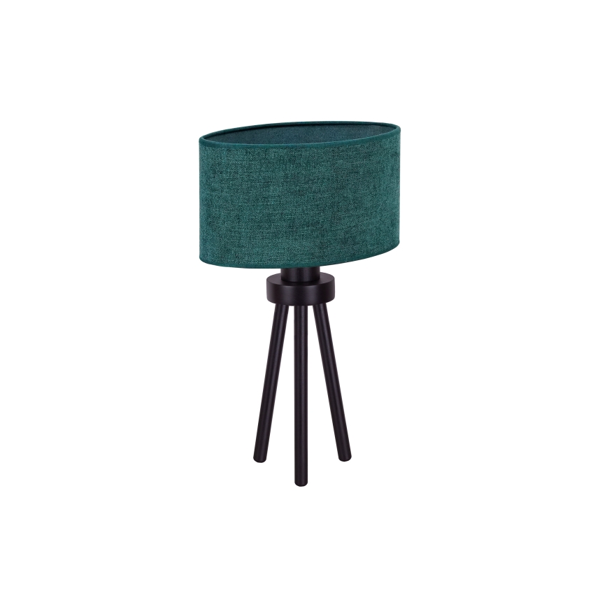 Duolla - Stona lampa OVAL 1xE27/15W/230V pr. 30 cm zelena