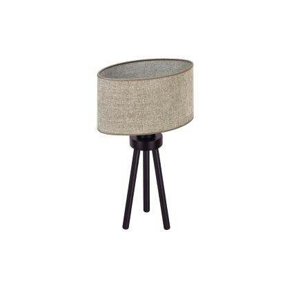 Duolla - Stona lampa OVAL 1xE27/15W/230V, prečnik 30 cm, braon