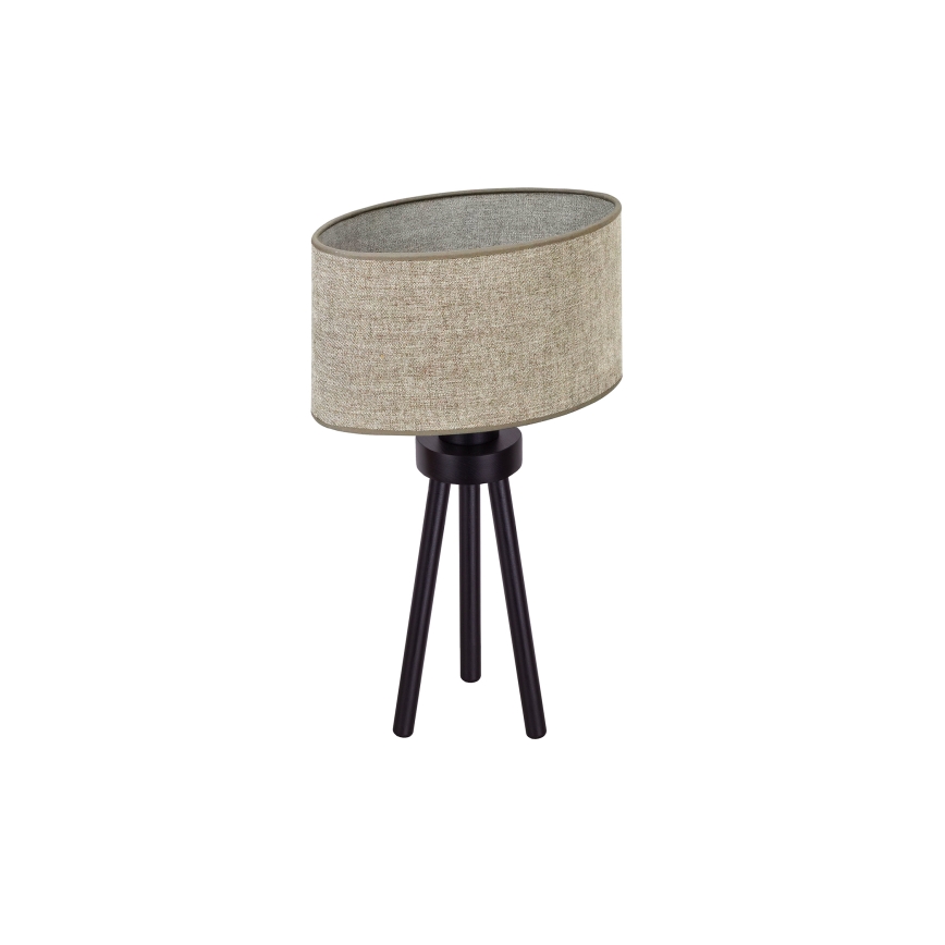 Duolla - Stona lampa OVAL 1xE27/15W/230V, prečnik 30 cm, braon