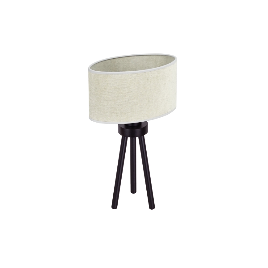 Duolla - Stona lampa OVAL, 1xE27/15W/230V, prečnik 30 cm, siva