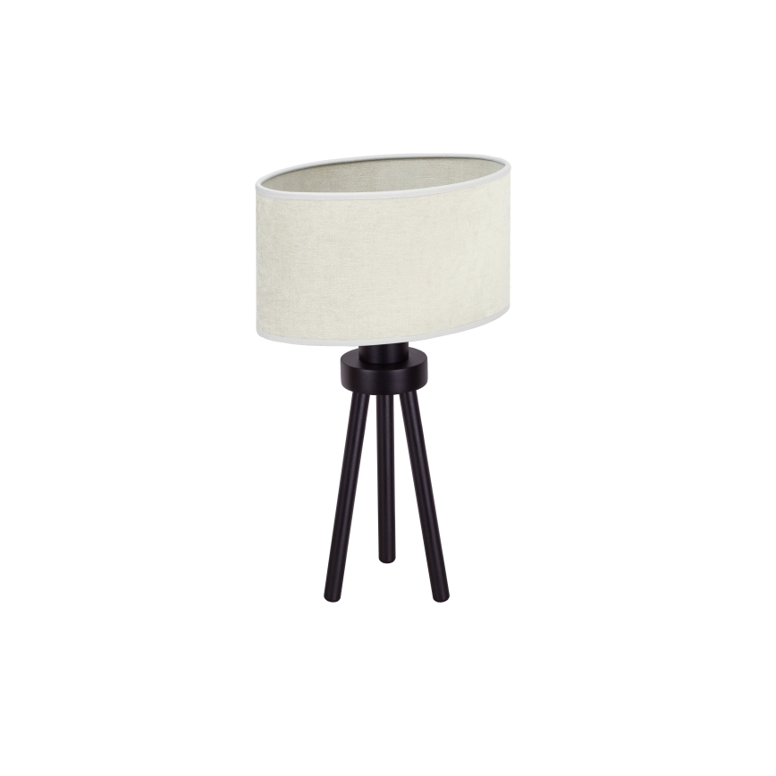 Duolla - Stona lampa OVAL, 1xE27/15W/230V, prečnik 30 cm, siva