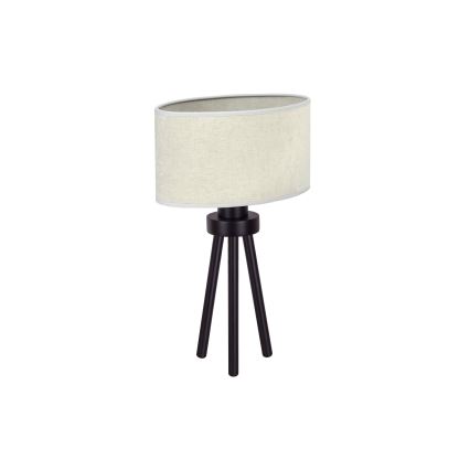 Duolla - Stona lampa OVAL, 1xE27/15W/230V, prečnik 30 cm, siva