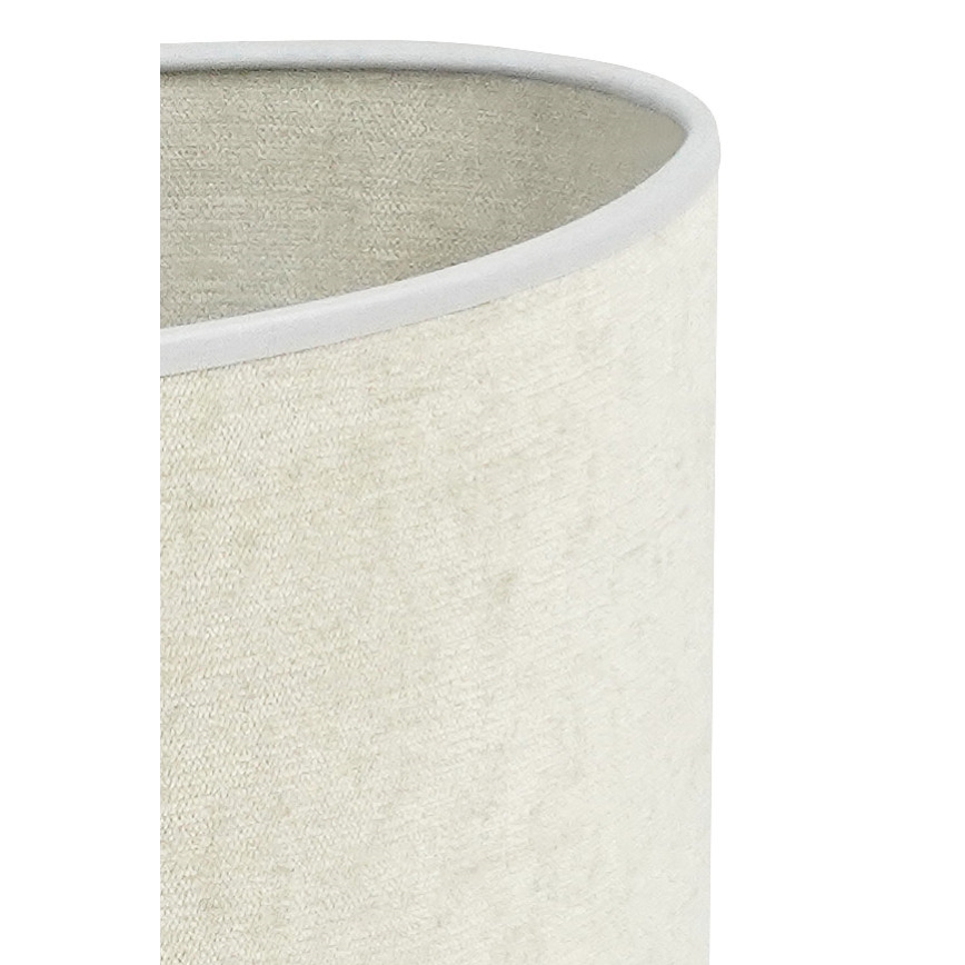 Duolla - Stona lampa OVAL, 1xE27/15W/230V, prečnik 30 cm, siva