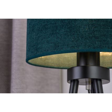 Duolla - Stona lampa OVAL 1xE27/15W/230V prečnik 30 cm zelena