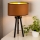 Duolla - Stona lampa OVAL VEGAN 1xE27/15W/230V pr. 30 cm braon