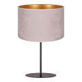 Duolla - Stona lampa ROLLER 1xE14/15W/230V pr. 20 cm sivo/zlatna