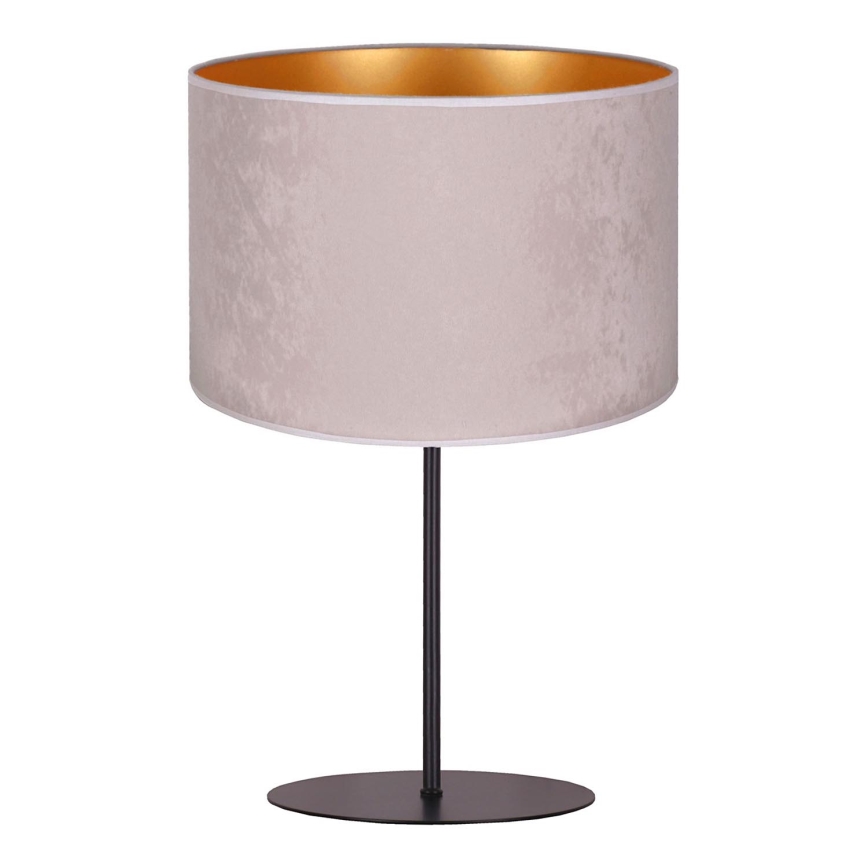 Duolla - Stona lampa ROLLER 1xE14/15W/230V pr. 20 cm sivo/zlatna