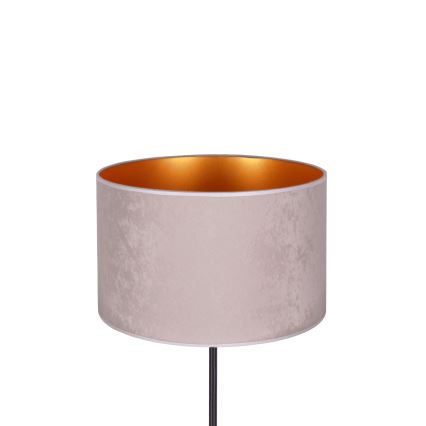 Duolla - Stona lampa ROLLER 1xE14/15W/230V pr. 20 cm sivo/zlatna