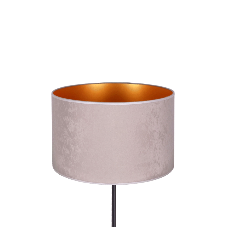 Duolla - Stona lampa ROLLER 1xE14/15W/230V pr. 20 cm sivo/zlatna