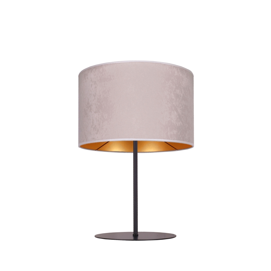 Duolla - Stona lampa ROLLER 1xE14/15W/230V pr. 20 cm sivo/zlatna