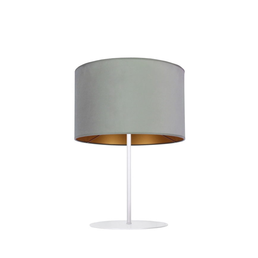 Duolla - Stona lampa ROLLER 1xE14/15W/230V svetla pr. 20 cm zelena/zlatna