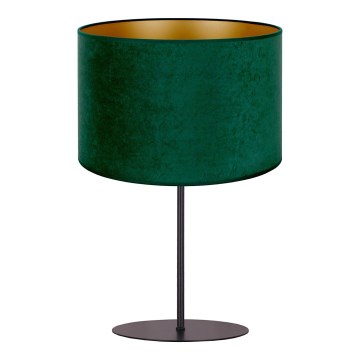 Duolla - Stona lampa ROLLER 1xE14/15W/230V tamno pr. 20 cm zelena/zlatna