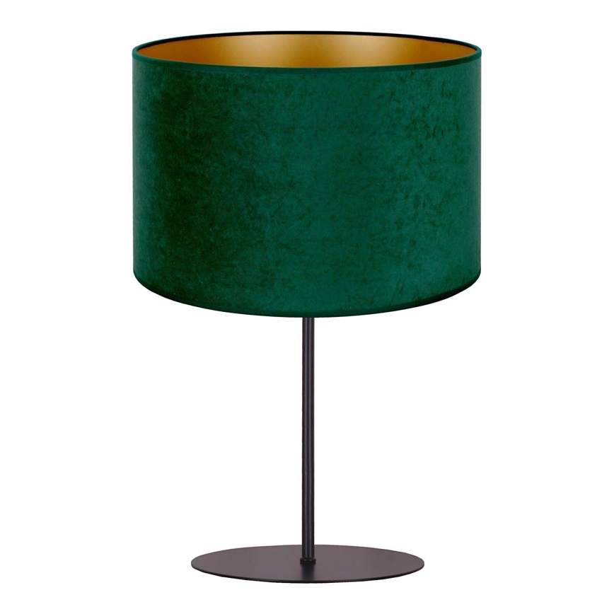 Duolla - Stona lampa ROLLER 1xE14/15W/230V tamno pr. 20 cm zelena/zlatna