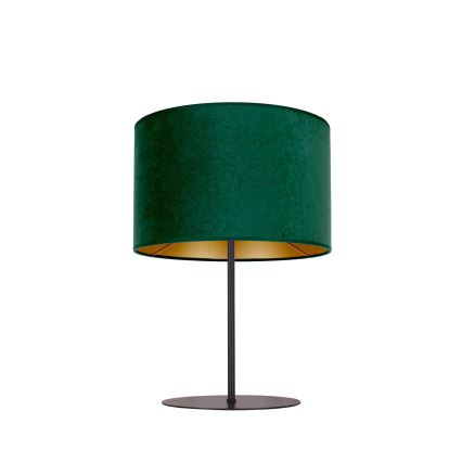 Duolla - Stona lampa ROLLER 1xE14/15W/230V tamno pr. 20 cm zelena/zlatna