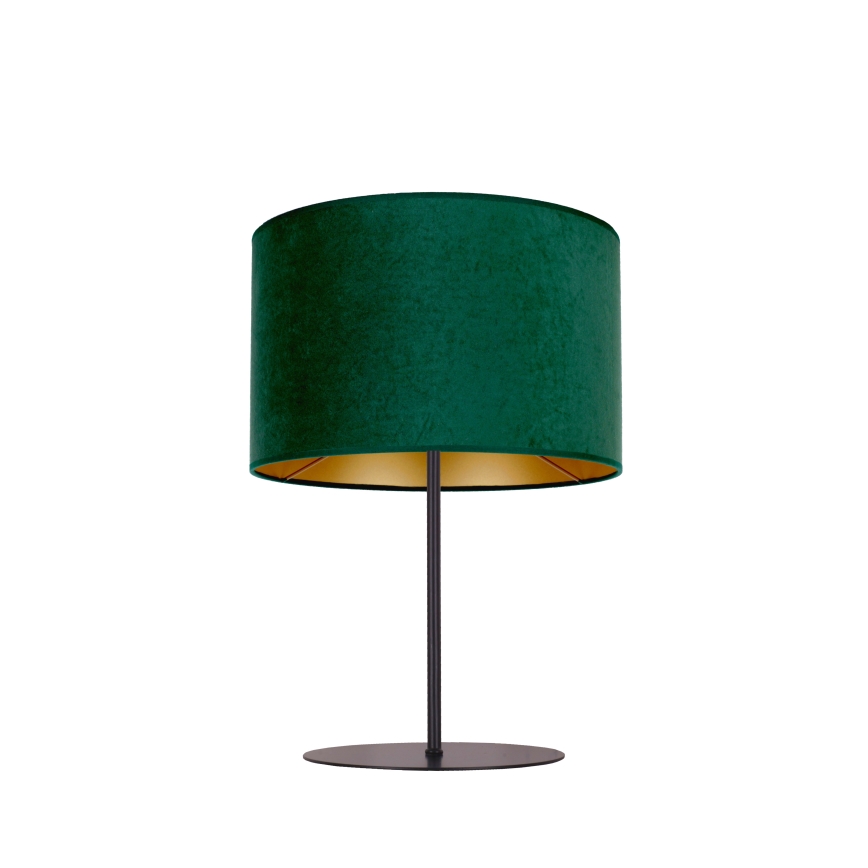 Duolla - Stona lampa ROLLER 1xE14/15W/230V tamno pr. 20 cm zelena/zlatna