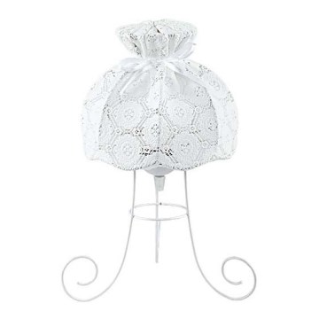 Duolla - Stona lampa SYMPHONY 1xE27/40W/230V prečnik 28 cm bela