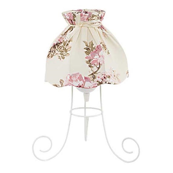 Duolla - Stona lampa VIOLIN 1xE27/40W/230V prečnik 28 cm ružičasta