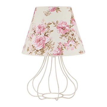 Duolla - Stona lampa VIOLIN 1xE27/40W/230V prečnik 35 cm roze