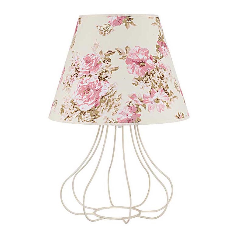 Duolla - Stona lampa VIOLIN 1xE27/40W/230V prečnik 35 cm roze