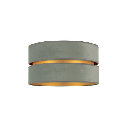 Duolla - Stropna svetiljka DUO 1xE27/15W/230V, prečnik 40 cm, zelena/zlatna
