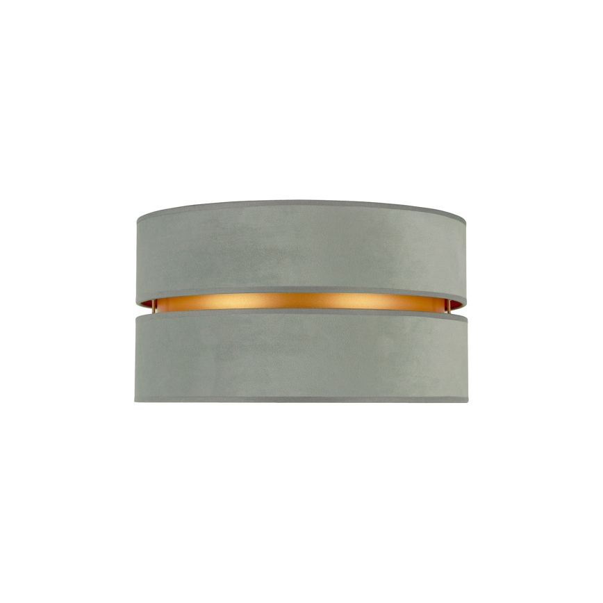 Duolla - Stropna svetiljka DUO 1xE27/15W/230V, prečnik 40 cm, zelena/zlatna