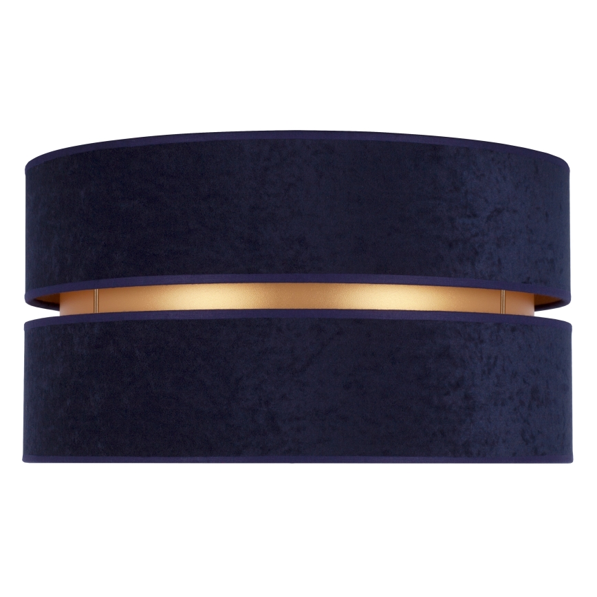 Duolla - Stropna svetiljka DUO 1xE27/15W/230V prečnika 40 cm plava/zlatna