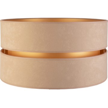 Duolla - Univerzalni abažur DUO E27, prečnik 40 cm, bež/zlatna