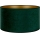 Duolla - Univerzalni abažur VELVET E27 prečnika 35 cm zelena/zlatna