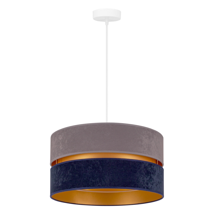 Duolla - Viseći luster na sajli DUO 1xE27/15W/230V Ø 40 cm plava