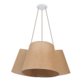 Duolla - Viseći luster na sajli ROSSA 3xE27/15W/230V prečnik 75 cm braon
