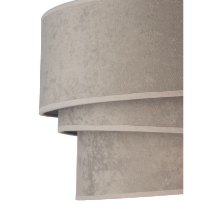 Duolla - Visilica na sajli DEVON 1xE27/40W/230V prečnik 45 cm siva