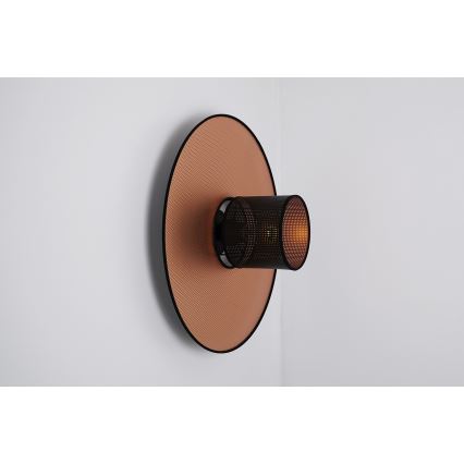 Duolla - Zidna lampa TOKYO SHINY 1xE27/15W/230V pr. 50 cm bakrena/crno