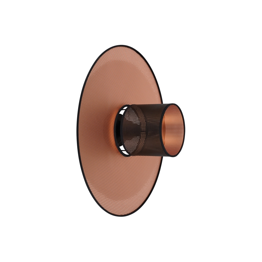 Duolla - Zidna lampa TOKYO SHINY 1xE27/15W/230V prečnik 50 cm bakarna/crna