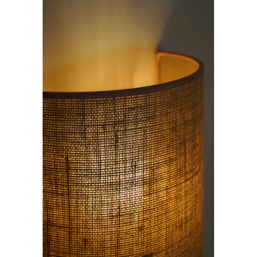 Duolla - Zidna lampa YUTE 1xE27/15W/230V pr. 20 cm braon