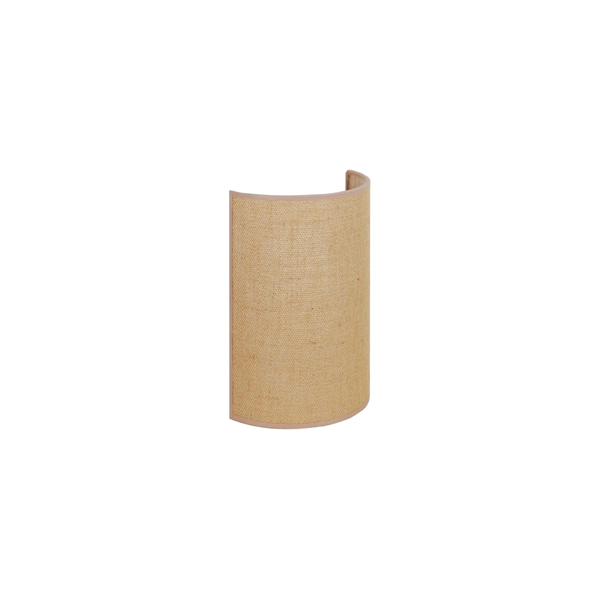 Duolla - Zidna lampa YUTE 1xE27/15W/230V pr. 20 cm braon